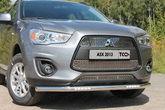Защита передняя нижняя (с ДХО) 60,3 мм Mitsubishi ASX (2013-2019)	 