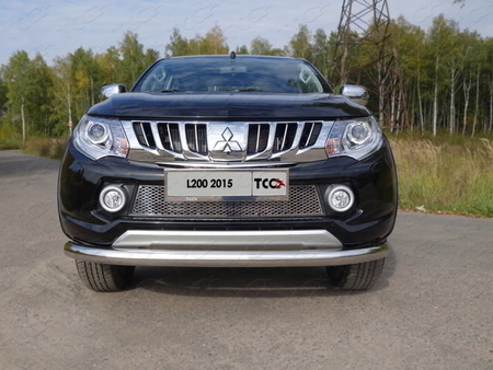 Решетка радиатора (лист) Mitsubishi L200 (2015-2019) MITL20015-07
