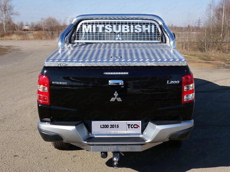 Защита кузова и заднего стекла 76,1 мм (для крышки) Mitsubishi L200 (2015-2019) MITL20015-33