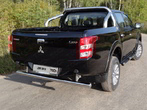 Защита заднего бампера (центральная) 76,1 мм Mitsubishi L200 (2015-2019)