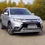 Защита передняя нижняя длинная 60,3 мм Mitsubishi Outlander (2018-2023)