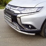 Защита передняя нижняя длинная 60,3 мм Mitsubishi Outlander (2018-2023)