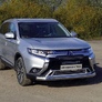 Защита передняя нижняя овальная 75х42 мм Mitsubishi Outlander (2018-2023)