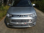 Решетка радиатора нижняя (2012 мм) Mitsubishi Outlander (2012-2014)