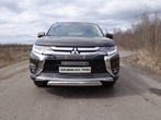 Решетка радиатора верхняя (2012 мм) Mitsubishi Outlander (2015-2018)