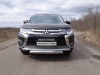 Решетка радиатора нижняя (2012 мм) Mitsubishi Outlander (2015-2018)