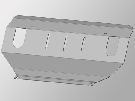Защита радиатора (алюминий) ТСС Mitsubishi Pajero (2007-2025) ZKTCC00050