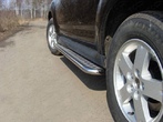 Пороги с площадкой 42,4 мм Mitsubishi Outlander XL (2010-2012)