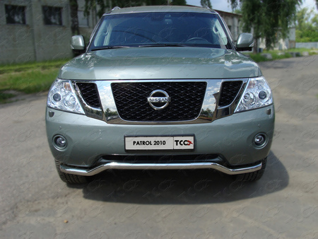 Защита передняя (кенгурин) 60,3 мм Nissan Patrol (2010-2019) NISPATR10-12