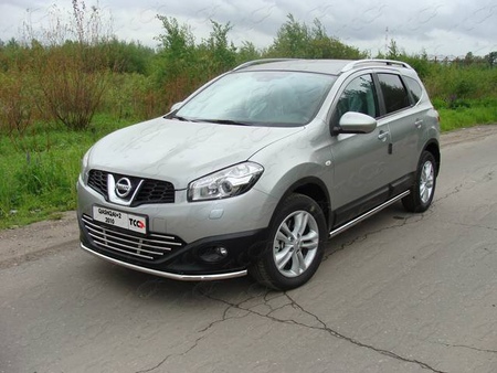 Защита передняя нижняя 42,4 мм Nissan Qashqai+2 (2010-2019) NISQASH210-01