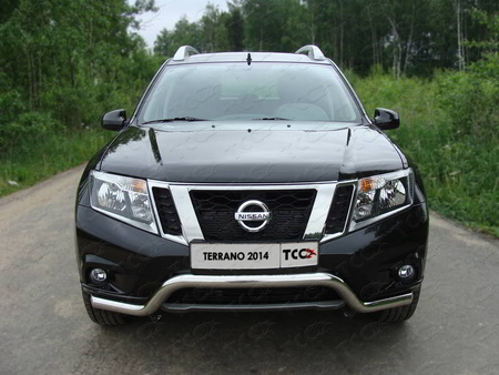 Защита передняя  (кенгурин) 60,3 мм Nissan Terrano (2014-2023) NISTER14-02