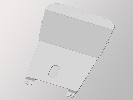 Защита картера и КПП (алюминий) ТСС Nissan Almera (2013-2020) ZKTCC00131