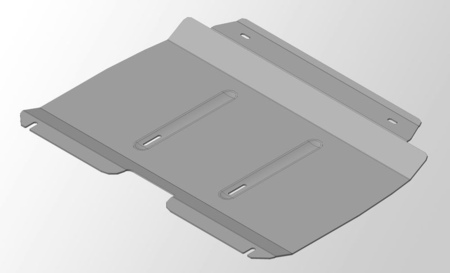 Защиты комплект (алюминий) (картер и КПП, дифференциал, бак) ТСС Nissan Pathfinder (2013-2017) ZKTCC00242K