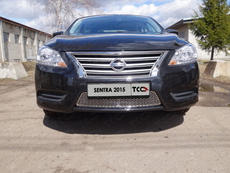 Решетка радиатора (лист) Nissan Sentra (2014-2019) NISSEN15-01