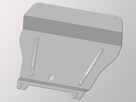 Защита картера и КПП (алюминий) ТСС Nissan Sentra (2014-2019) ZKTCC00130