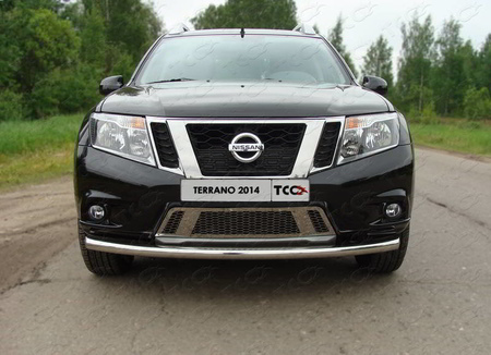 Решетка радиатора (лист) Nissan Terrano (2014-2023) NISTER14-10