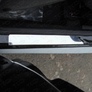 Накладки порогов (лист зеркало) Nissan Terrano (2014-2023)