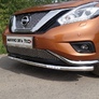 Защита передняя нижняя с ДХО 60,3 мм Nissan Murano (2016-2023)