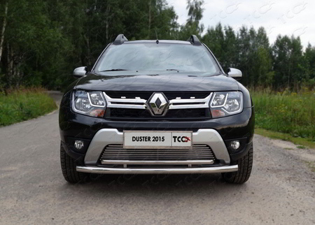  Защита передняя нижняя (двойная) 60,3/42,4 ммRenault Duster (2015-2020) RENDUST15-03