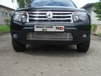 Решётка радиатора 12 мм Renault Duster (2011-2015)