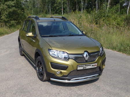 Защита передняя нижняя 60,3 мм Renault Sandero Stepway (2014-2019) RENSANST15-02