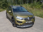 Защита передняя нижняя 60,3 мм Renault Sandero Stepway (2014-2019)