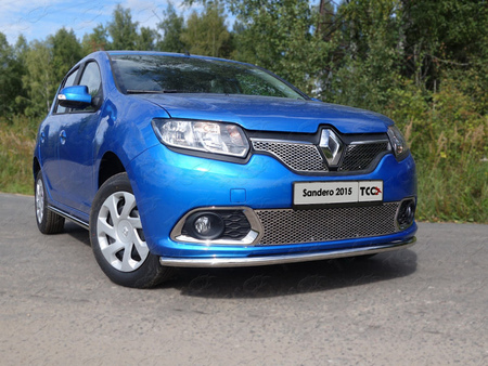 Защита передняя нижняя 42,4 мм Renault Sandero (2014-2019) RENSAN15-01