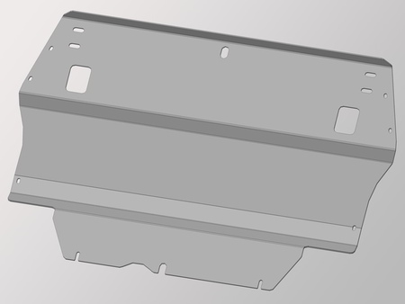 Защита картера и КПП (алюминий) ТСС Skoda Superb (2008-2015) ZKTCC00143