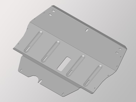 Защита картера и КПП (алюминий) ТСС Skoda Yeti (2009-2019) ZKTCC00060