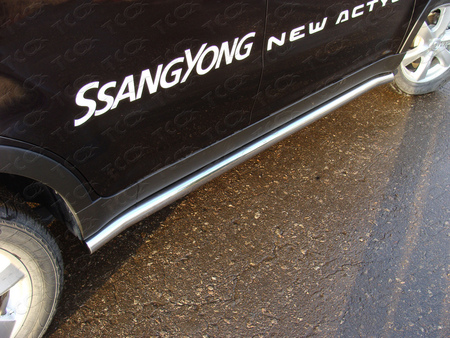 Пороги труба 60,3 мм  SsangYong Actyon (2011-2018) SSANACT11-03