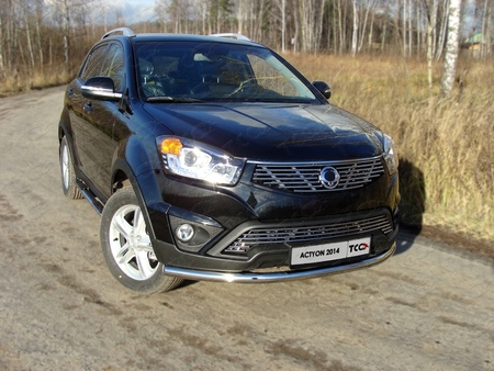 Защита передняя нижняя 60,3 мм SSangYong Actyon (2014-2018) SSANACT14-01