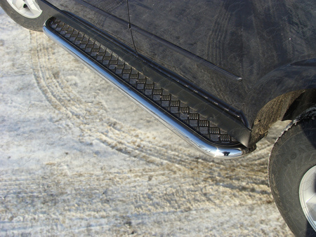 Пороги с площадкой 60,3 мм  SsangYong Kyron SSANKYR2-07