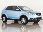 Пороги c площадкой 75х42 мм SsangYong Actyon (2011-2013)