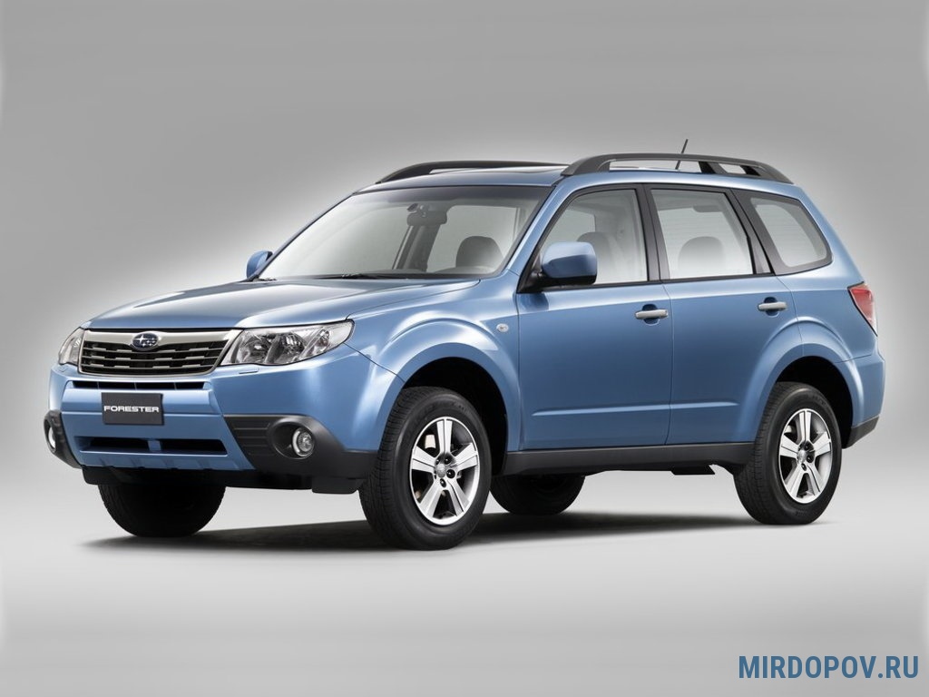 Пороги c площадкой 75х42 мм Subaru Forester (2008-2013) № SUBFOR09-12 -  купить по лучшей цене на mirdopov.ru