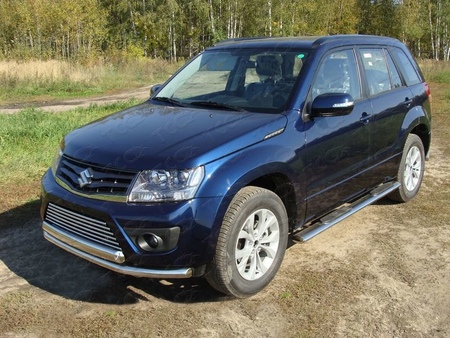 Решётка радиатора 16 мм Suzuki Grand Vitara (2012-2019) SUZGV5D12-08