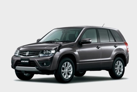 Пороги c площадкой (нерж. лист) 75х42 мм Suzuki Grand Vitara (2012-2019) SUZGV5D12-16