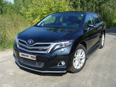 Защита передняя нижняя 42,4 мм Toyota Venza (2013-2016) TOYVEN13-01