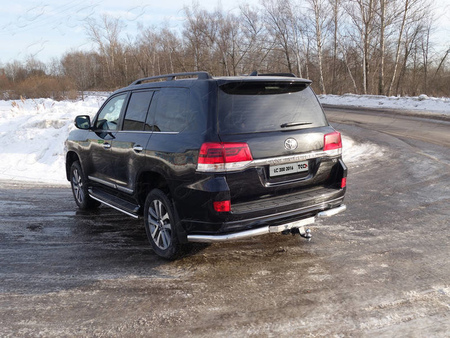 Защита заднего бампера (уголки) 76,1 мм Toyota Land Cruiser 200 EXECUTIVE (2016-2019) TOYLC200EX16-24