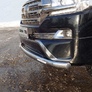 Защита передняя нижняя (овальная длинная с ДХО) 75х42 мм Toyota Land Cruiser 200 EXECUTIVE (2016-2019) 