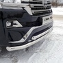 Защита передняя нижняя (двойная) 76,1/60,3 мм Toyota Land Cruiser 200 EXECUTIVE (2016-2019) 