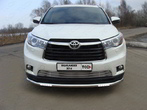 Защита передняя нижняя 60,3 мм Toyota Highlander (2014-2019)