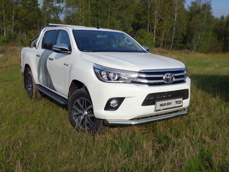 Защита передняя нижняя 76,1 мм Toyota Hilux (2015-2020) TOYHILUX15-03