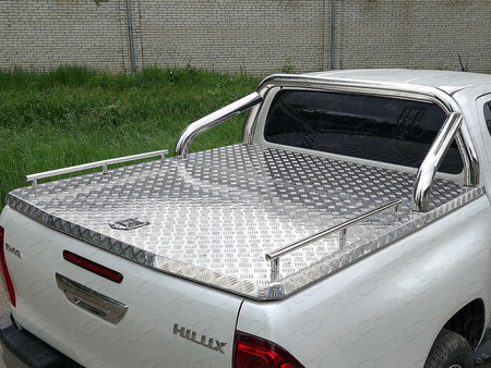 Рейлинг длинный (комплект) Toyota Hilux (2015-2020) TOYHILUX15-29