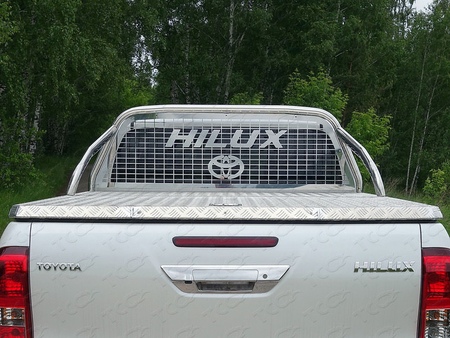 Защита кузова и заднего стекла 75х42 мм Toyota Hilux (2015-2020) TOYHILUX15-41