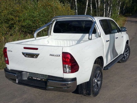 Защита кузова и заднего стекла (без надписи) 75х42 мм Toyota Hilux (2015-2020) TOYHILUX15-50