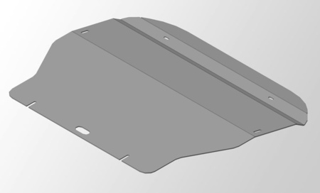 Защиты комплект (алюминий) (картер и КПП, бак) ТСС Volkswagen Multivan T6 (2015-2020) ZKTCC00291K