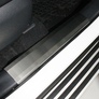 Накладки на пластиковые пороги (лист шлифованный) Toyota Rav4 (2019-2025)
