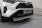 Защита передняя нижняя овальная 75х42 мм Toyota Rav4 (2019-2024)