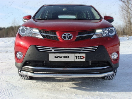 Решетка радиатора 16 мм Toyota RAV4 (2012-2015) TOYRAV13-10 