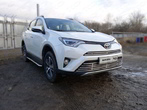 Решетка радиатора верхняя 16 мм Toyota RAV4 (2015-2019)